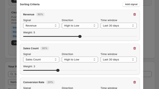 Careful Sort Recipe Builder