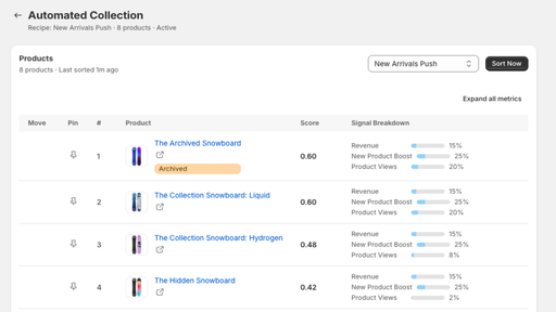 Careful Sort Collection View